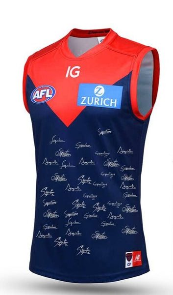 MELBOURNE Demons 2023 Team Signed Jersey FRAMED