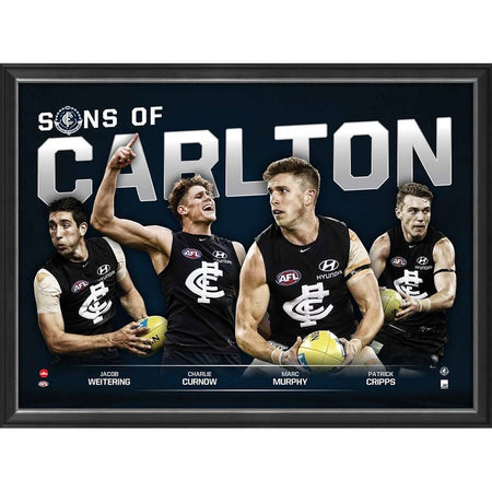 ESSENDON-SONS OF ESSENDON - PLAYER POSTER FRAMED