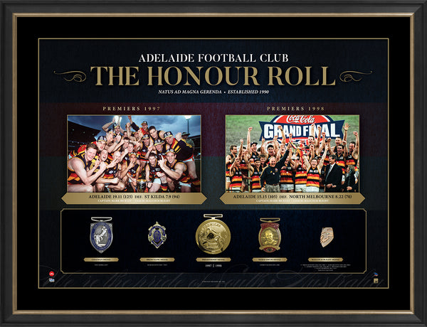 AFL HONOUR ROLL – ADELAIDE FRAMED