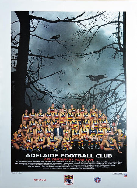 ADELAIDE CROWS 1997 PREMIERS POSTER