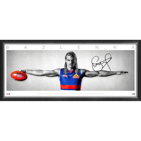 WESTERN BULLDOGS-2016 Premiers Facsimile Sportsprint Framed-"DogNation"