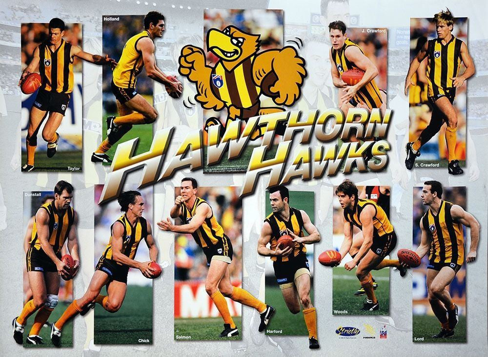 Hawthorn Hawks Best Of Hero Team Poster