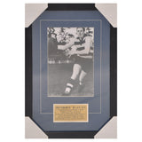 AFL-Legends of AFL/VFL Bobby Davis (deceased). Signed and Framed Photo