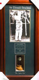 Bradman Signed photo with Ashes Replica Urn