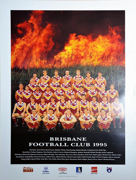 Brisbane 1995 Team Poster