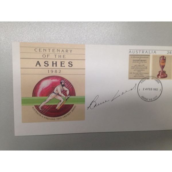 Australian Test Cricketer Signed Envelope: Bruce Laird