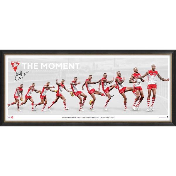 SYDNEY SWANS-LANCE FRANKLIN 1000 GOALS SIGNED TIME-LAPSE