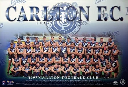 Carlton 2005 Premiers Team Poster- Wizard Cup