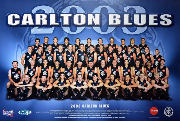 Carlton 2003 Team Poster