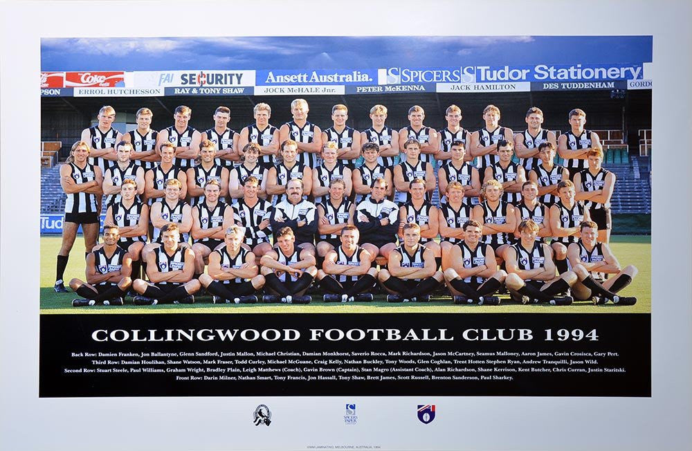 Collingwood 1994S Team Poster