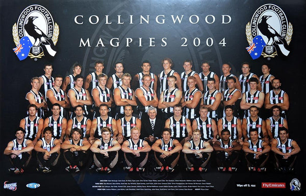Collingwood 2004 Team Poster