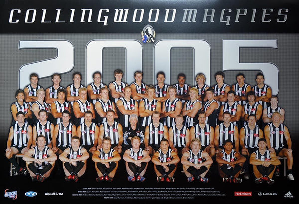 Collingwood 2005 Team Poster