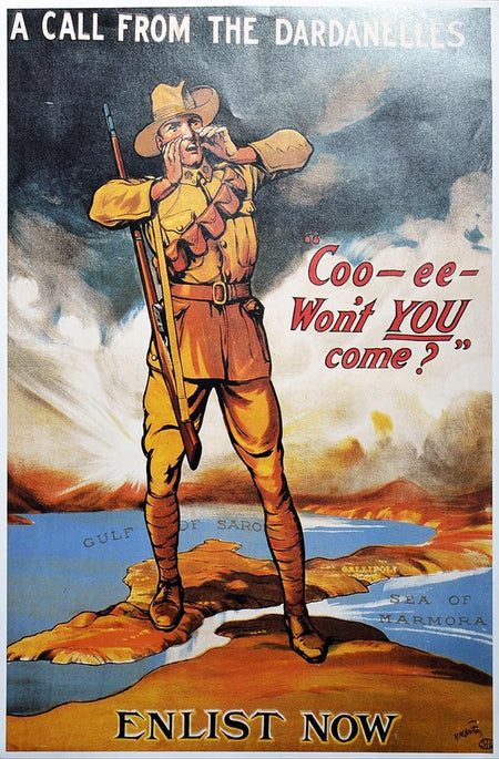 MILITARY-WW1 Enlistment AIF Poster