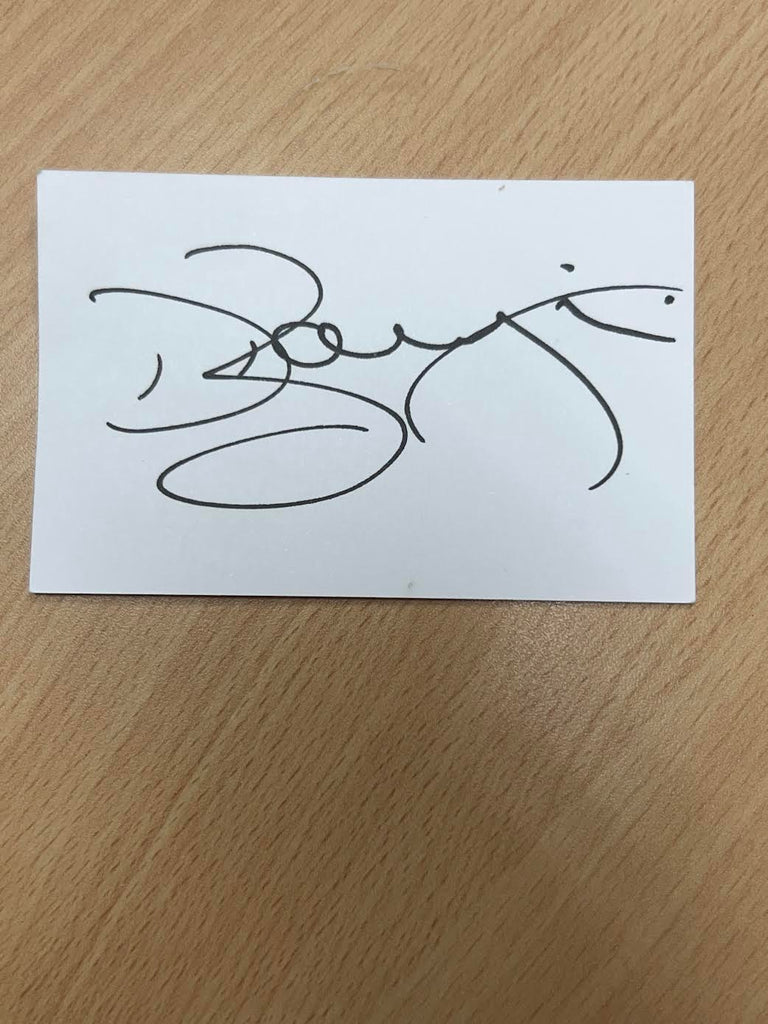 Australian Test Cricketer Card SIGNED - Doug Bollinger