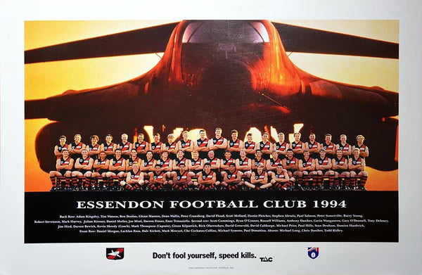 Essendon 1994 Team Poster