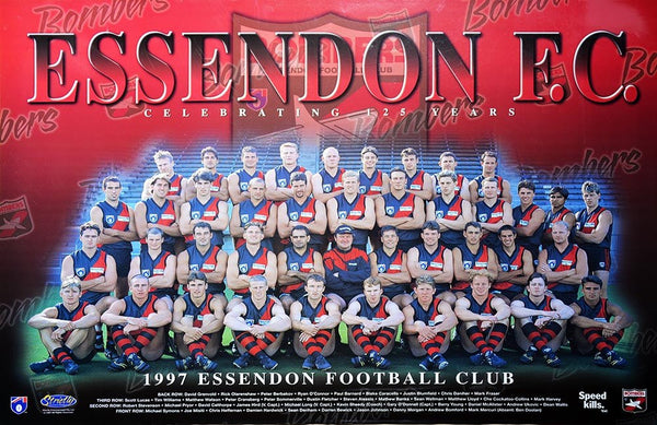 Essendon 1997 Team Poster