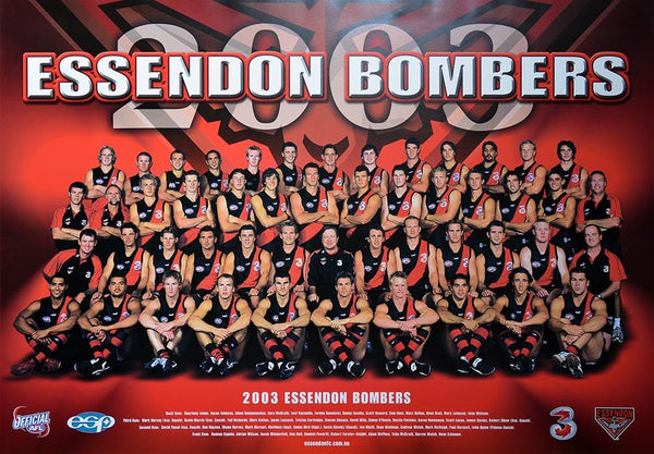 Essendon 2003 Team Poster