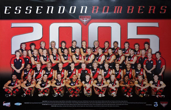Essendon 2005 Team Poster