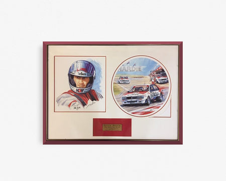 CAR RACING-CRAIG LOWNDES SIGNED 'RACING PERFECTION' FRAME