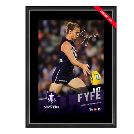 FREMANTLE-CALEB SERONG SIGNED VERTIRAMIC