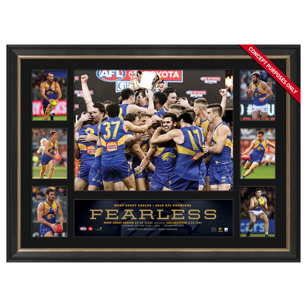 WEST COAST EAGLES 2018 AFL PREMIERS ‘FEARLESS’
