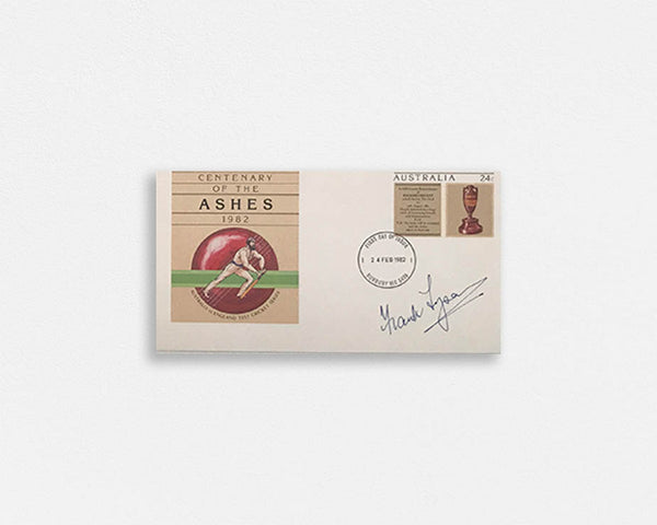 CRICKET-ENGLAND Test Cricketer Envelope SIGNED - Frank TYSON