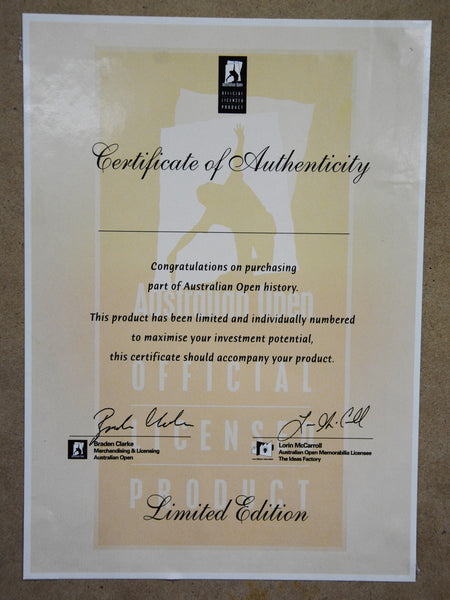 TENNIS-" Kooyong Collection" - Fred Perry  Framed Photograph