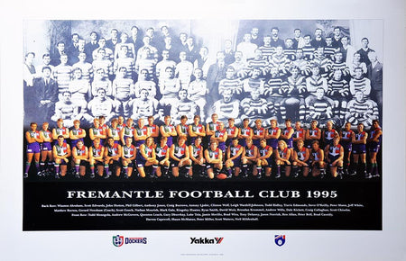 Fremantle 2016 Team Poster Framed