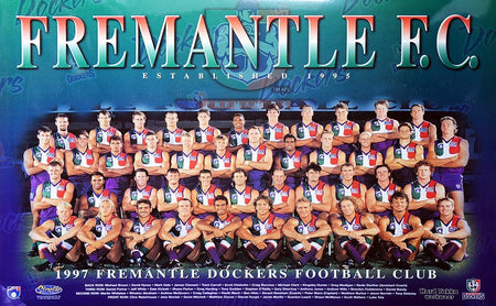 FREMANTLE FOOTBALL CLUB 2024 SQUAD SIGNED GUERNSEY