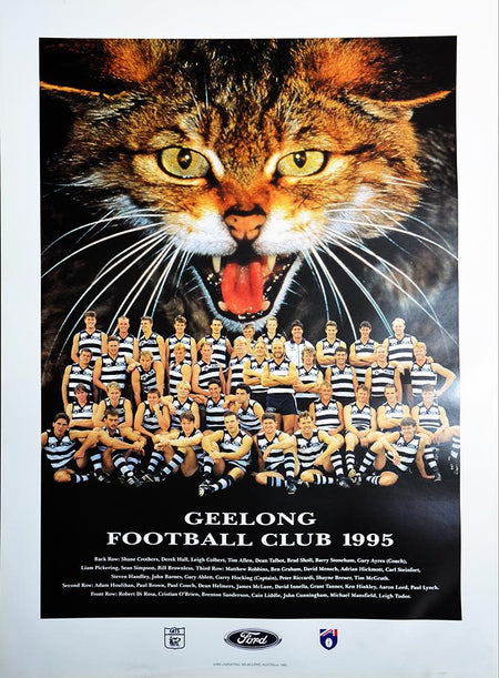 Geelong Cats Best of Hero Team Poster