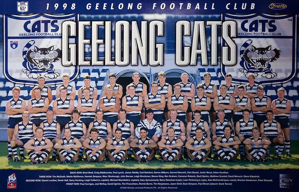 Geelong 1998 Team Poster