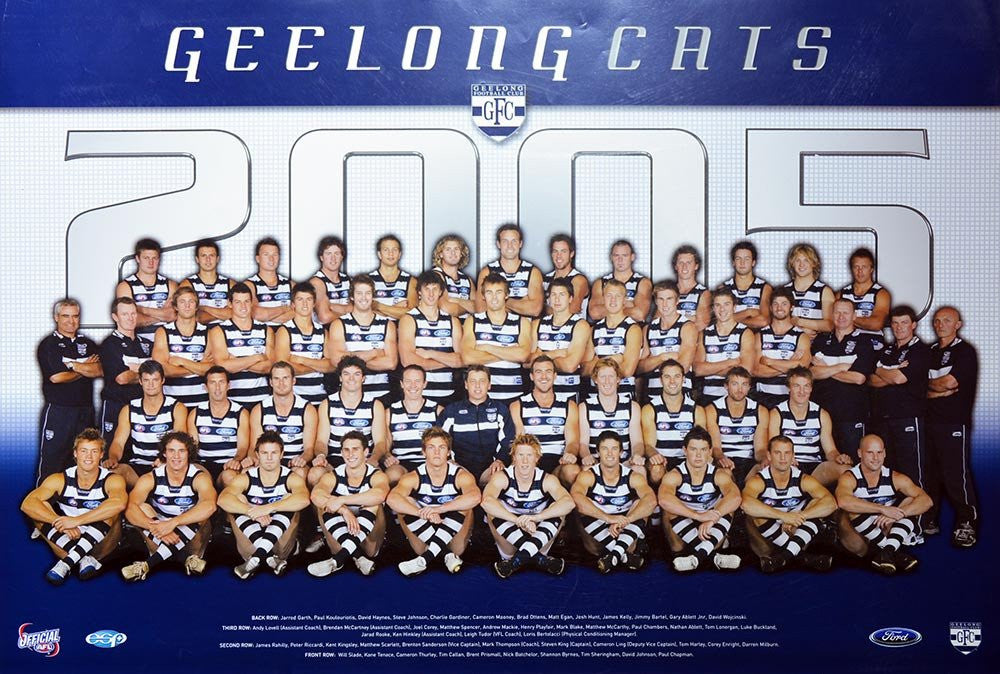 Geelong 2005 Team Poster