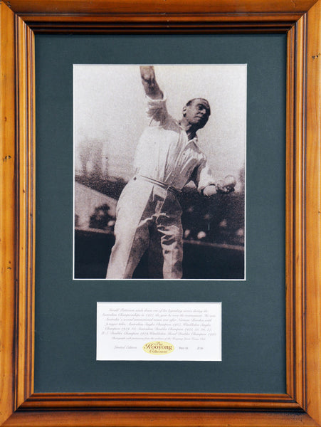 TENNIS-"Kooyong Collection" Gerald Patterson  Framed Photograph