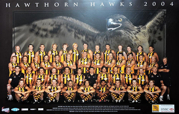 Hawthorn 2004 Team Poster