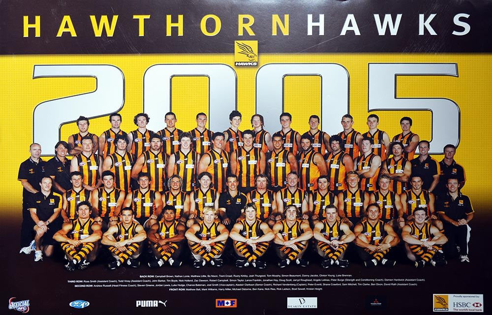 Hawthorn 2005 Team Poster