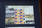 Australian Olympic Stamp Sheets Signed Susie O'Neill