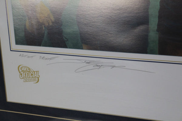 Carlton Team of the Century Print Framed/Signed John Nicholls & Greg Williams