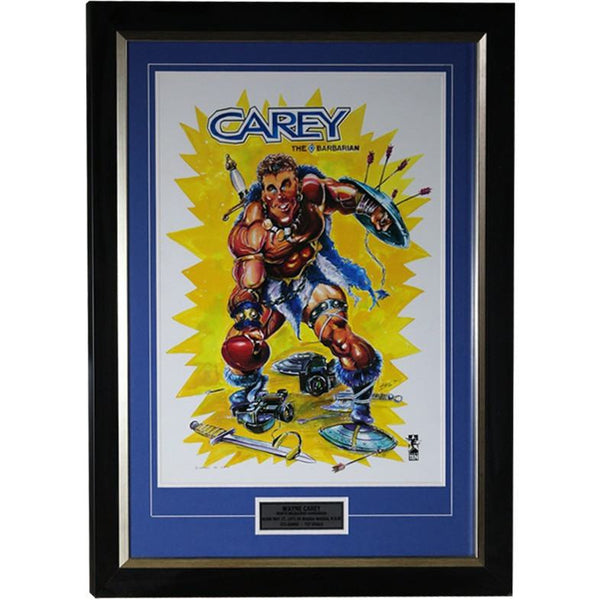 NORTH MELBOURNE-Wayne Carey Club 10 Print Framed