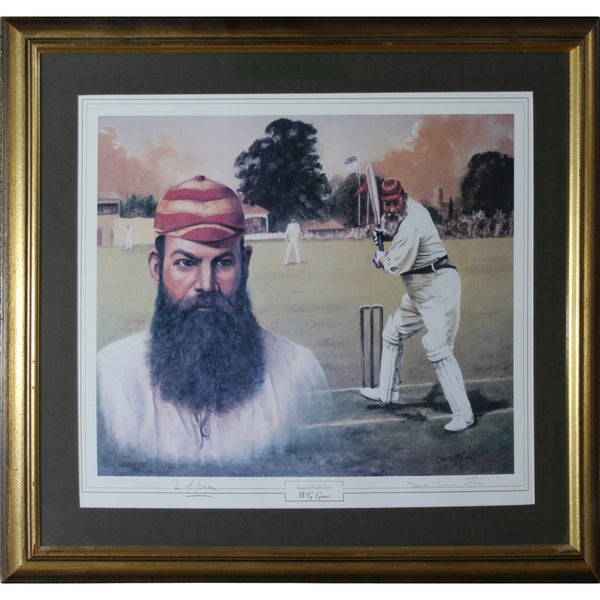 CRICKET-W.G. Grace-Legends Of Cricket Series-  Print Framed