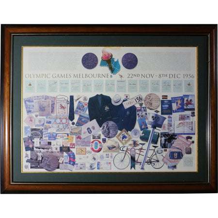 QLYMPICS-Australian Sporting Hall Of Fame Signed Print/Framed