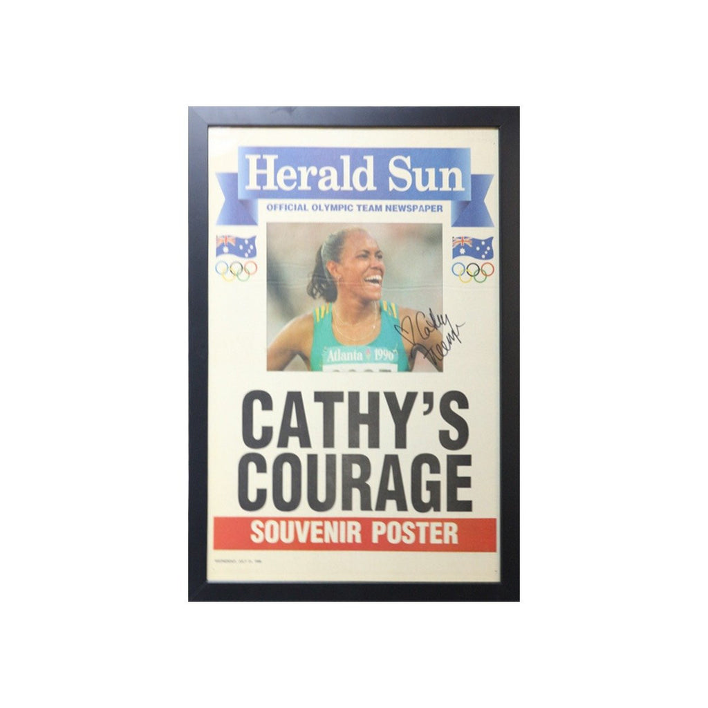 QLYMPICS-Cathy's Courage - Souvenir Poster Signed And Framed