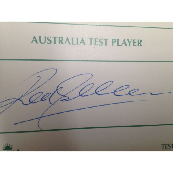Australian Test Cricketer Card Signed - Rex Sellers