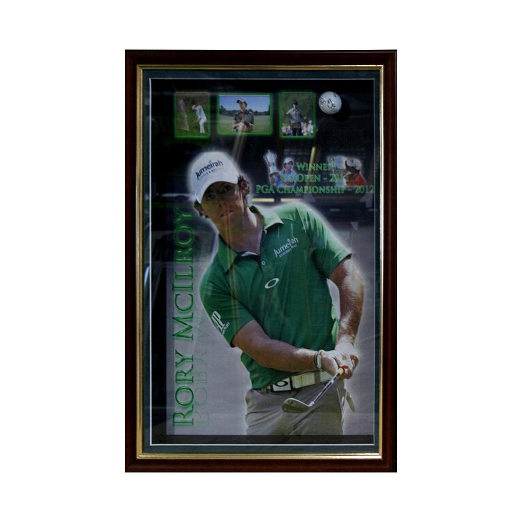 GOLF-Rory McIlroy Framed Piece - Golfing Great/Signed