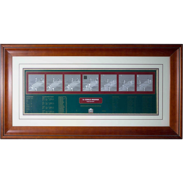 BRADMAN-Sir Donald Bradman Frame by Frame signed