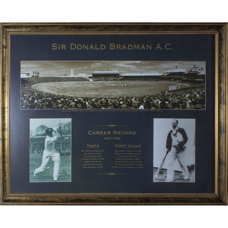 Bradman-Don Bradman Bat Framed