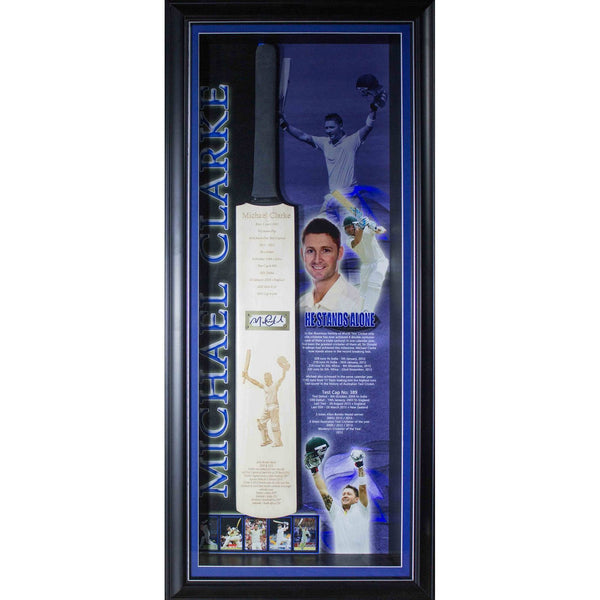 CRICKET-Michael Clarke Bat signed