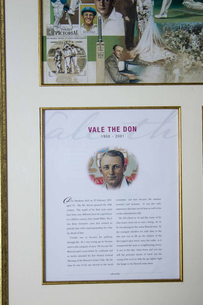 BRADMAN-Don Bradman Memoir Collage