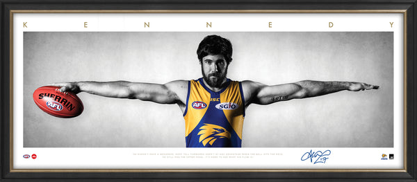 WEST COAST EAGLES-JOSH KENNEDY MINI WINGS/FRAMED