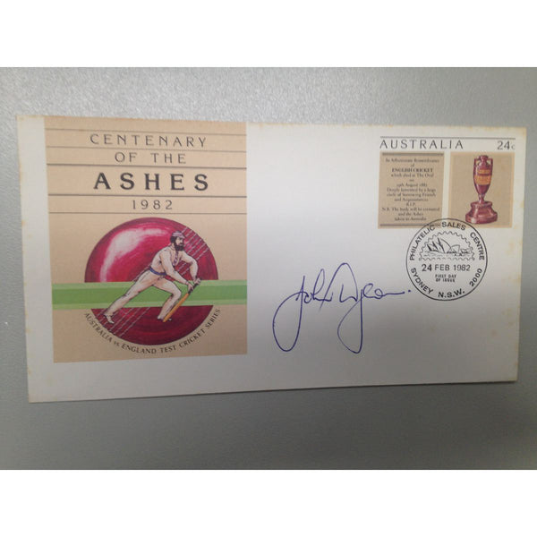 Australian Test Cricketer Signed Envelope: John Dyson