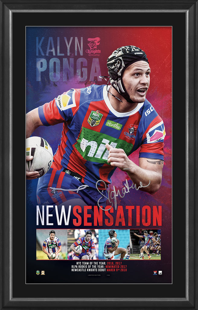 NRL-KALYN PONGA SIGNED 'NEW SENSATION'